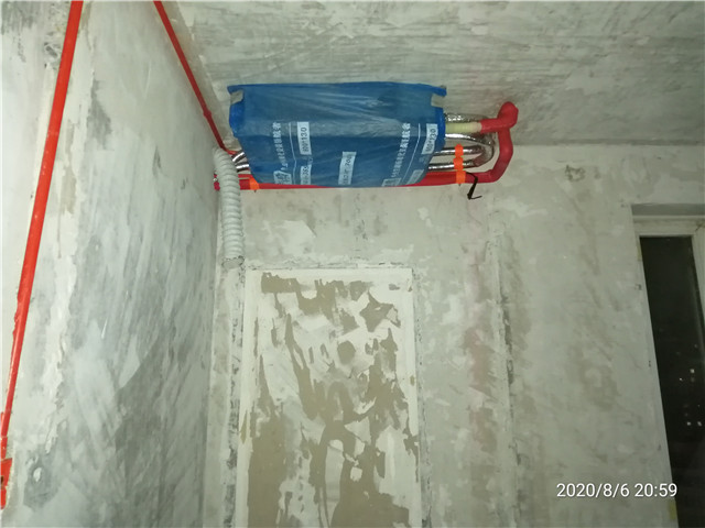 玺萌鹏苑日立中央空调一拖五系统安装案例